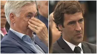 Real Madrid legend Raul and Carlo Ancelotti in tears watching Marcelo bid farewell to Los Blancos