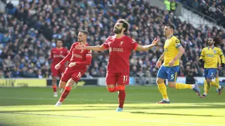 Salah scores as Liverpool destroy Brighton to close gap on Man City on EPL table