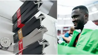 Victor Boniface Proudly Flaunts Trophies After Successful Debut Bundesliga Campaign: Video