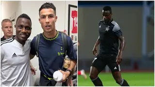 Former Asante Kotoko Midfielder Shares Heartwarming Moment With Ronaldo After Manchester United Beat Sheriff