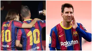 Watch lovely moment 92,000 Barcelona fans chant Lionel Messi’s name at Camp Nou