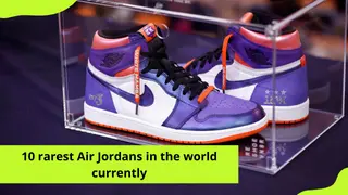 Which are the 10 rarest Air Jordans in the world currently?