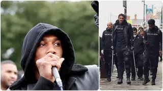 Anthony Joshua joins fight against Floyd in Black Lives Matter protest