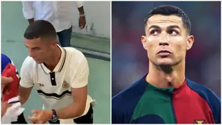 Fan Goes Berserk After Getting Signed Shirt From Cristiano Ronaldo, Video