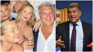 Photo of Barcelona president Joan Laporta chilling with ladies in Los Angeles causes stir online