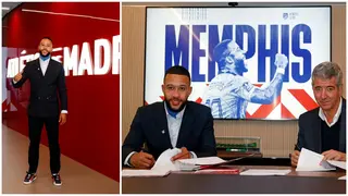 Memphis Depay seals move from Barcelona to Atletico Madrid