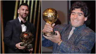 Lionel Messi dedicates 8th Ballon d'Or to Diego Maradona on his posthumous birthday