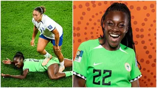 Best memes of Lauren James stamp on Super Falcons star Michelle Alozie