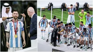 Messi inspires Argentinian children with birthday celebrations imitating his World Cup moment