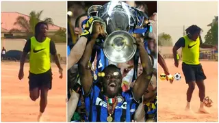 Footage of 2010 UEFA Champions League Winner Playing on Grassless Pitch in Ghana Emerges