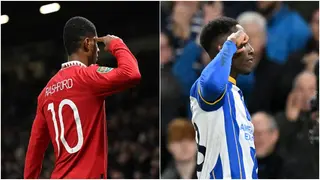 Man United Fans React As Welbeck Copies Rashford Celebration After Helping Brighton Sink Liverpool