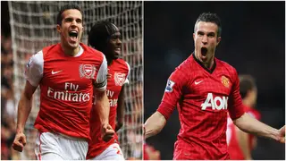 When Van Persie showed where his loyalty lies between Arsenal and Man United