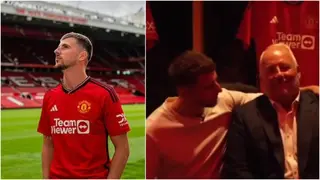 Mason Mount: Interesting video of midfielder talking about Man United with his dad emerges online