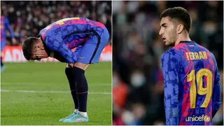 Ferran Torres: Barcelona star in tears after missing chances in Barcelona's 1-1 draw vs Napoli
