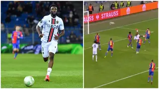 Terem Moffi: Nigerian’s striker’s sensational overhead goal wins UEFA award