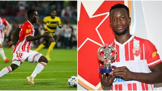Osman Bukari Scores From Acute Angle to Rescue Point for Red Star Belgrade, Wins MotM Award
