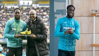 Villareal present special gift to Senegal’s Boulaye Dia following AFCON triumph