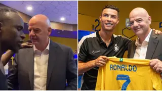 Gianni Infantino Shares Excitement After Meeting Ronaldo, Mane, and Al Nassr Teammates