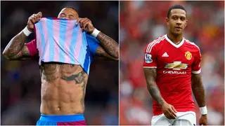 Arsenal express interest in signing Manchester United flop, Memphis Depay from Barcelona