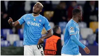 Victor Osimhen: Fans React As Nigerian Striker Scores on His Napoli Return Against Barcelona in UCL