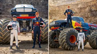 Epic Racing: Yuki Tsunoda dominates Max Verstappen in Monster Truck showdown