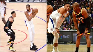 Kevin Durant, Chris Paul heap praise on "resilient" Russell Westbrook after Game 4