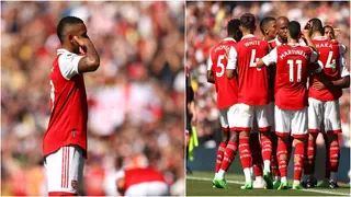 Gabriel Jesus dazzles as Arsenal beat Leicester to maintain 100% start