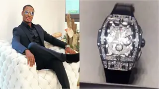 Former Man United Star Ighalo Gets Expensive Hublot Wristwatch Worth N7m From His Agent As Birthday Gift