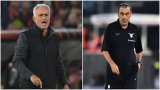 Jose Mourinho Trolls Maurizio Sarri’s Lazio After Elimination From Europa League