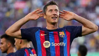 Robert Lewandowski Surpasses 2 Legends As Striker Climbs Barcelona’s All Time Top Goalscorer Charts