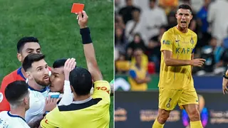 Comparing Ronaldo and Messi’s Red Cards: Al Nassr Star Sent Off in Saudi Super Cup Loss vs Al Hilal