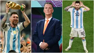 Louis Van Gaal claims World Cup was rigged for Lionel Messi to win