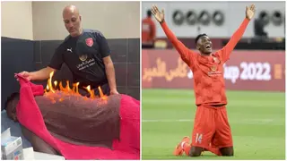 Kenyan Striker Michael Olunga Stuns Fans with Unique 'fire on The Back' Massage