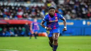 Jubilation as big Nigerian striker signs 2-year contract with Barcelona