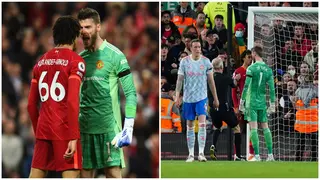 David De Gea Nearly Exchanges Blows with Liverpool Star During Tense EPL Clash at Anfield