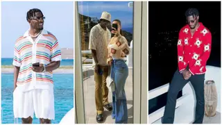 Photos: Ghana Defender Salisu Enjoys Vacation in Greece With Beautiful Girlfriend