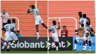 Salim Lawal scores as Nigeria's Flying Eagles destroy Italy to reach the round of 16 at the World Cup