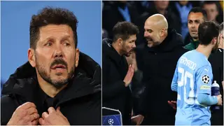 Diego Simeone pin points what Guardiola did to outsmart him during Champions League tie at Etihad
