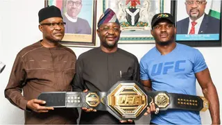 Sports Minister Sunday Dare Charges Kamaru Usman To Help Develop Martial Arts In Nigeria