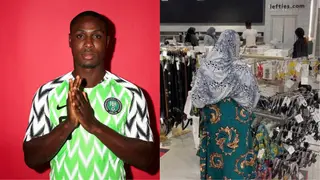 Super Eagles star Odion Ighalo spends heavily on his mother as he takes her out for shopping