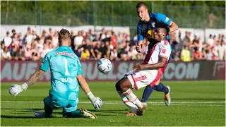 Ghana Midfielder Mohammed Kudus Scores From a Powerful Header as Ajax Beat Red Bull Salzburg