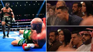Ronaldo a Picture of Emotions as Ngannou and Fury Battle in Saudi Arabia: Video
