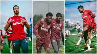 Kudus and West Ham Star Benrahma Share Heartwarming Moment During First Training: Video