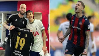 South Africa’s Lars Veldwijk Scores for K League All Stars in Friendly Game Against Tottenham Hotspur