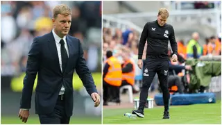 Premier League manager appears in suit to pay respects before changing to tracksuit