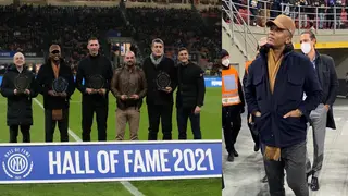 Lovely Scenes as Cameroon Legend is Officially Inducted Into Inter Milan Hall of Fame