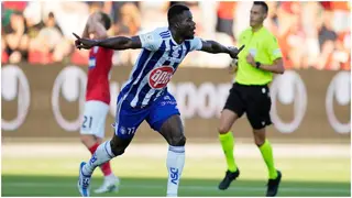 Footage of Malik Abubakari's outrageous goal from the centre line for HJK in the Europa League spotted