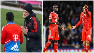 Footage shows Sadio Mane, Leroy Sane and Bayern teammates reunited at training