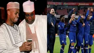 Atiku Abubakar engages son in Twitter banter after Chelsea vs Arsenal game