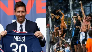 Ligue 1 Fan Spotted Wearing Anti-Messi Shirt While Vandalizing Electronic Shop